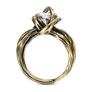 Кольцо CORDA с белым фианитом Fiore di Firenze Poison Drop — модель m37ppcz — фото 2
