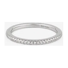 Кольцо из серебра с дорожкой из кубического циркония Holy Silver Poison Drop — модель 4qcn5bb