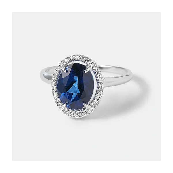Серебряное кольцо с топазом — арт. 10322-005134