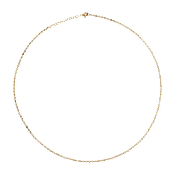 Золотистое многослойное колье-цепи с кристаллами Free Form Jewelry Poison Drop — модель afr1nap — фото 2