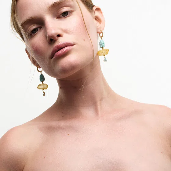 Серьги с подвесами MANKAYA safina concept Poison Drop — модель e3nttvu — фото 3