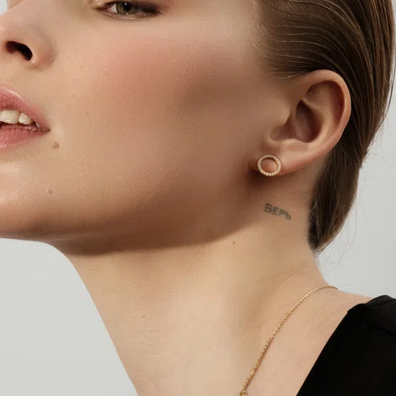 Серьги-кольца из серебра SKYE Poison Drop — модель chrft19 — фото 6