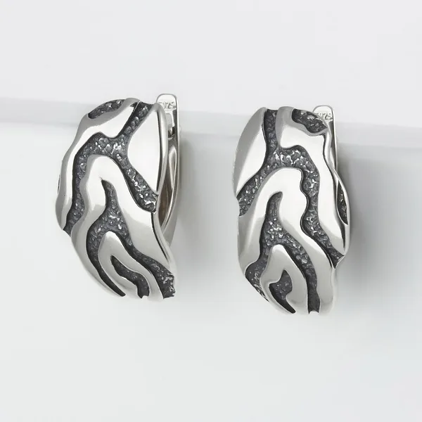 Серьги из серебра — арт. 000-370350