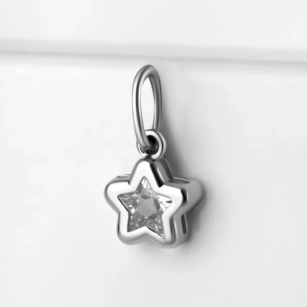 Подвеска из серебра с фианитами — арт. 000-351199