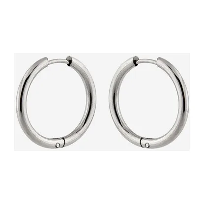 Серьги-кольца из ювелирного сплава — модель ti026id