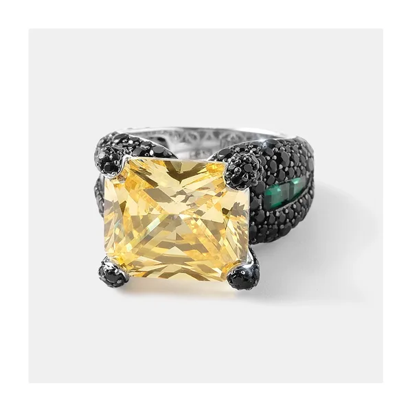 Серебряное кольцо с кубическим цирконием — арт. 10323-000370