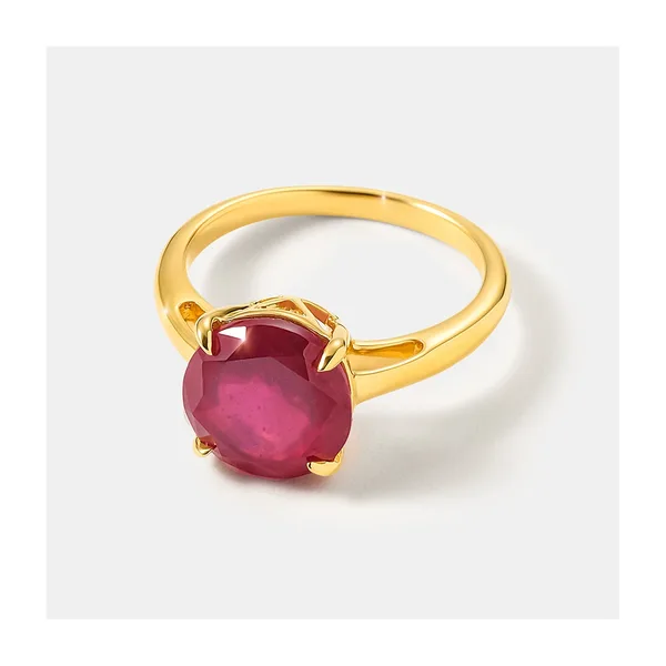 Серебряное кольцо с рубином — арт. 10321-001460