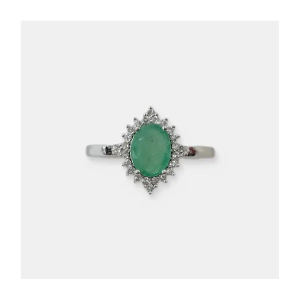 Серебряное кольцо с изумрудом — арт. 10321-001314