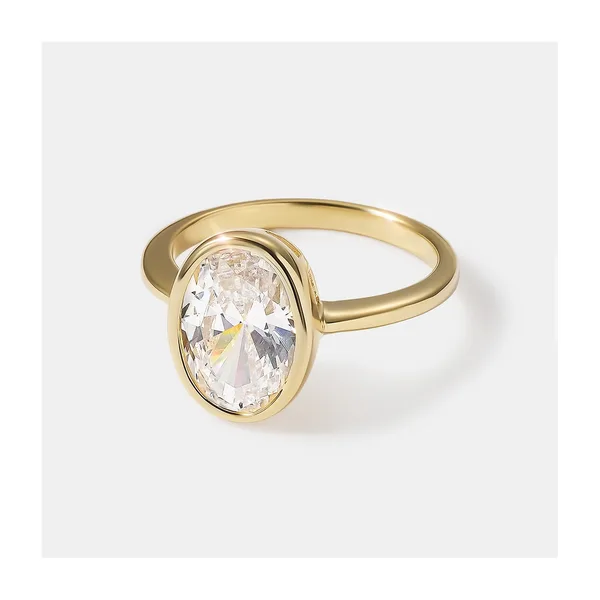 Серебряное кольцо с кубическим цирконием — арт. 10323-000449