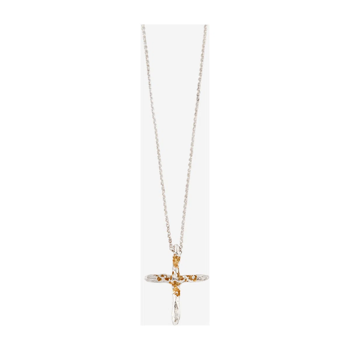 Биколорное колье с подвеской из серебра Surrender Kintsugi Jewelry Poison Drop — модель 3vebk0m