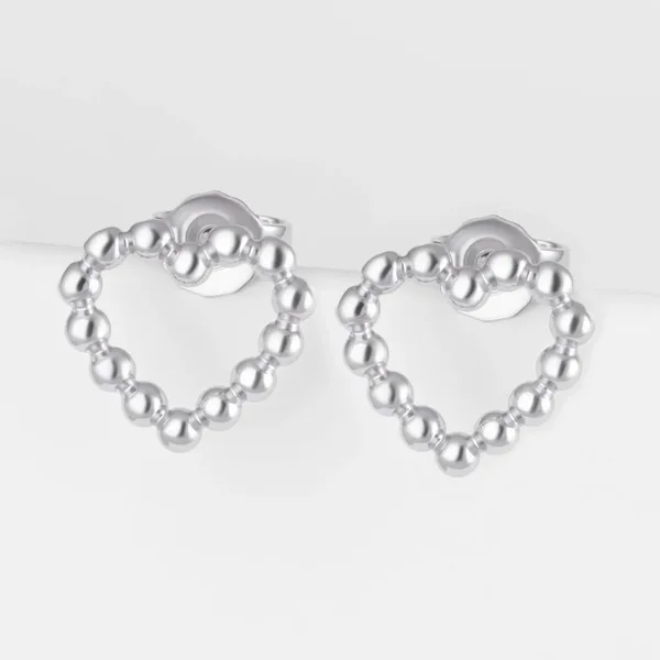 Серьги гвоздики из серебра — арт. 000-396960