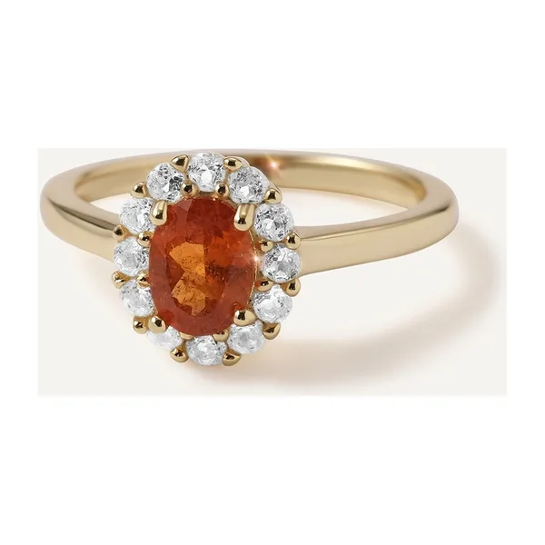 Серебряное кольцо с вульфенитом — арт. 10322-003484