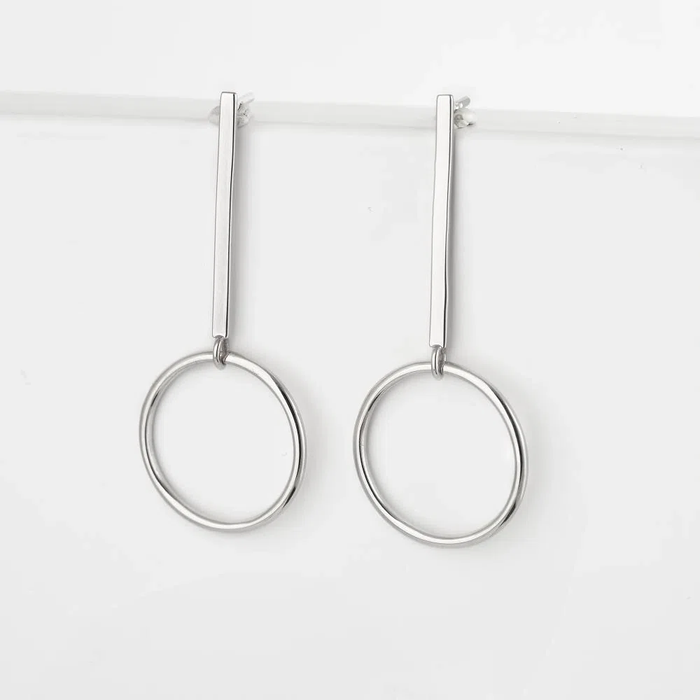 Серьги гвоздики из серебра