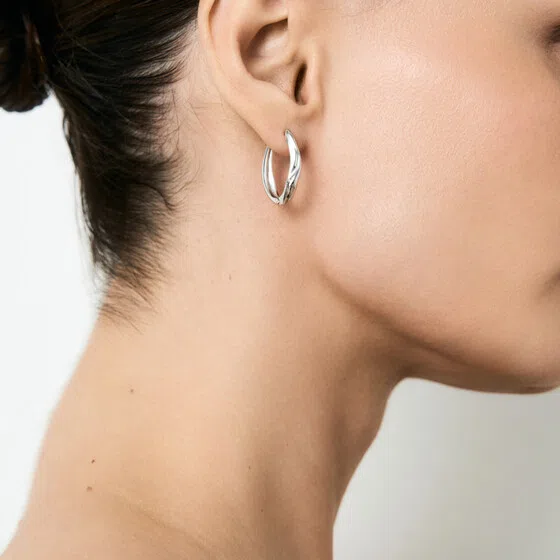 Серьги из серебра Object 2.6 Darkrain Poison Drop — модель 36k4cgs — фото 2