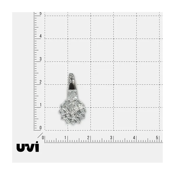 Серебряная подвеска с бриллиантами — арт. 10421-000954