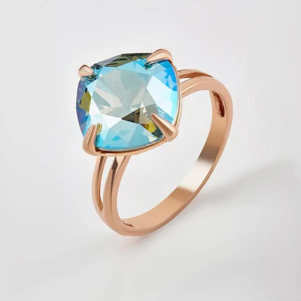 Кольцо из серебра с кристаллами Swarovski — арт. 000-360088
