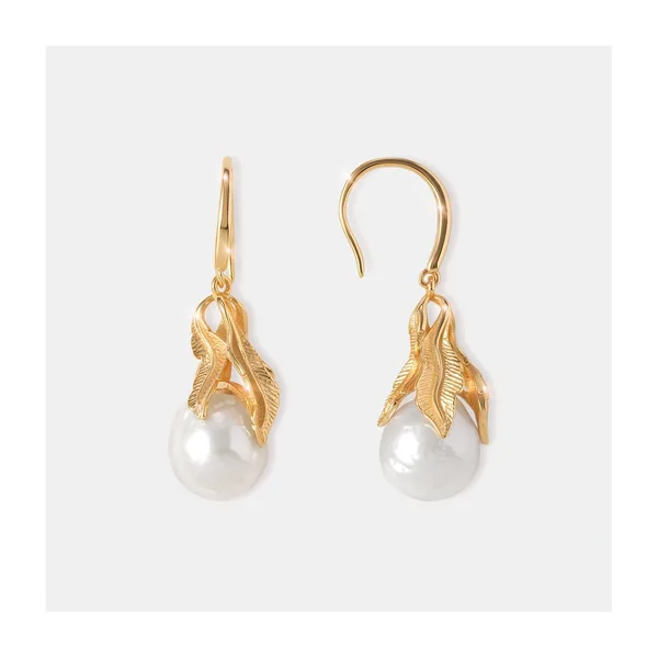 Серебряные серьги с жемчугом — арт. 10522-006627