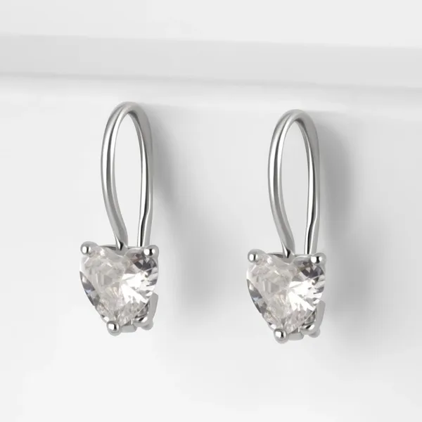 Серьги детские из серебра с фианитами — арт. 000-386039