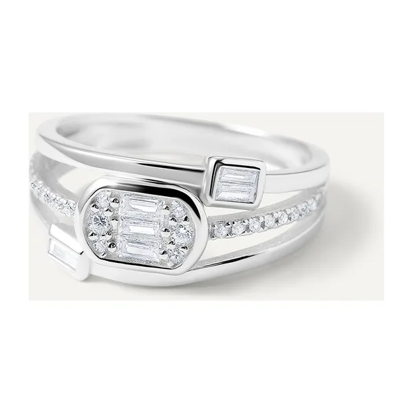 Серебряное кольцо с кубическим цирконием — арт. 10323-000259