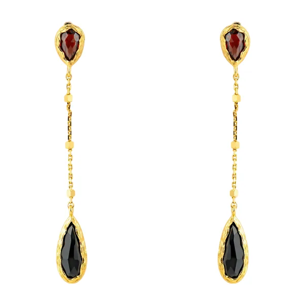 Длинные серьги Wisteria Gems — модель crhnbtr
