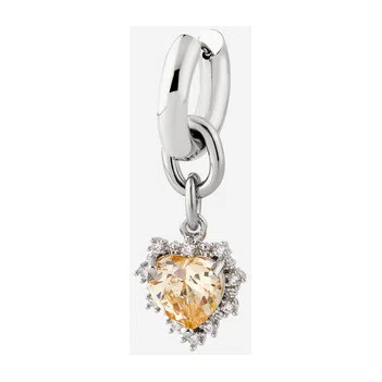 Моносерьга Mini Vivi Ear Peach с кубическим цирконием TATI YORK Poison Drop — модель ex9fawx — фото 2