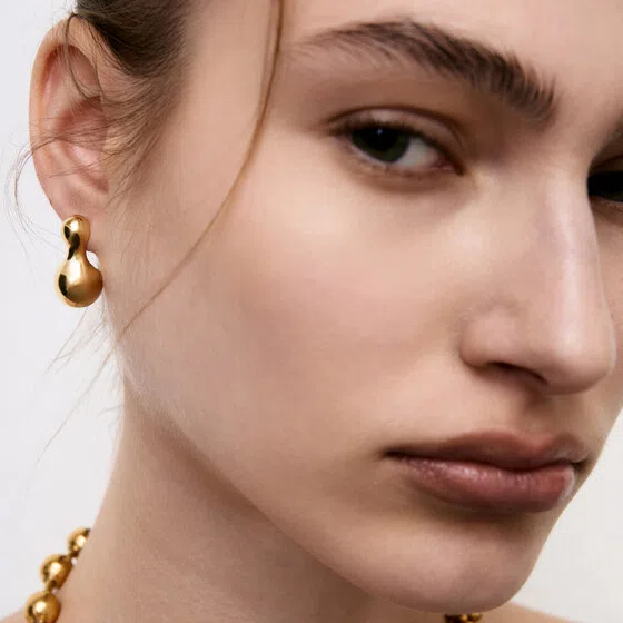Позолоченные серьги из серебра ROSA TABU Poison Drop — модель a9gbvmx — фото 3
