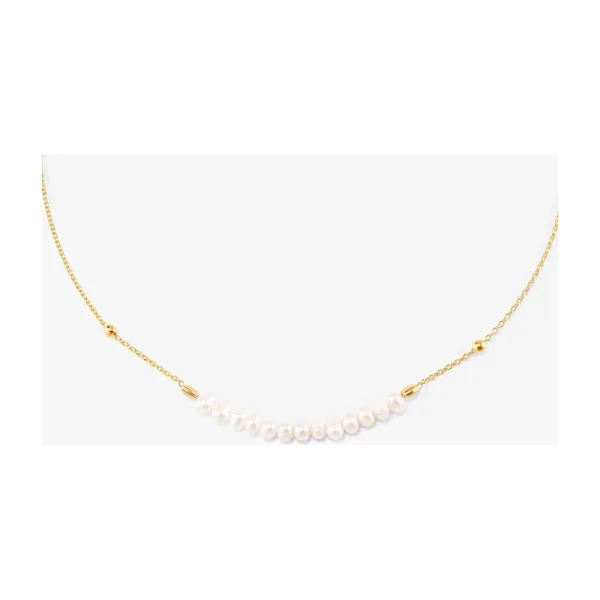 Колье из серебра с жемчугом — арт. 000-405510