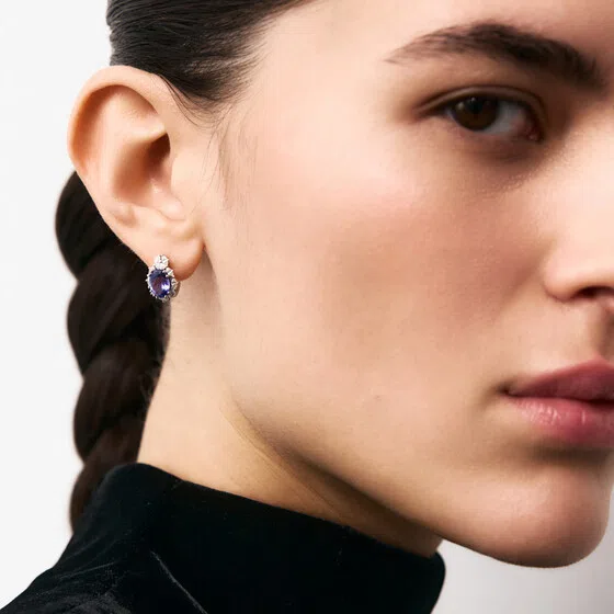 Серьги средней длины Herald Percy Diamonds Poison Drop — модель zxuq4qz — фото 2