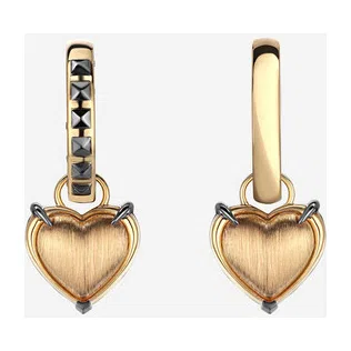 Серьги-кольца с подвесками из золота с бриллиантами COBRA JEWELRY Poison Drop — модель r986779 — фото 3