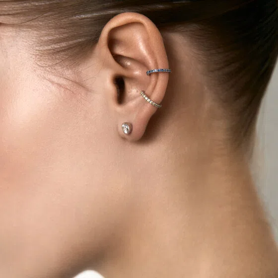 Кафф из серебра с фианитами SKYE Poison Drop — модель 9wjxi1x — фото 2