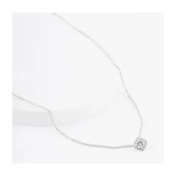 Колье из серебра с фианитами — арт. 000-362516