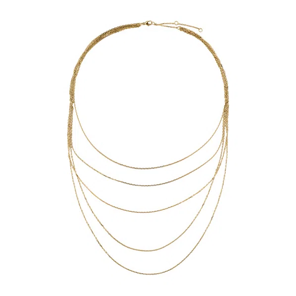 Позолоченное многослойное колье из серебра LUTA Jewelry Poison Drop — модель 7vcfj70 — фото 2