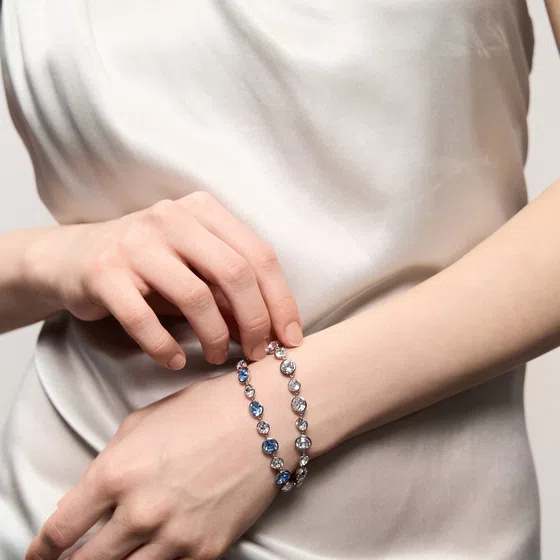 Серебристый браслет с кристаллами BRACELET SYMPHONIA Brosway Poison Drop — модель xe525j2 — фото 4