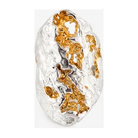 Кольцо из серебра с биколорным покрытием Surrender Kintsugi Jewelry Poison Drop — модель kmdsay9 — фото 2