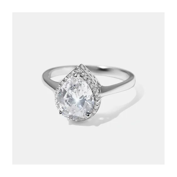 Серебряное кольцо с кубическим цирконием — арт. 10323-000181