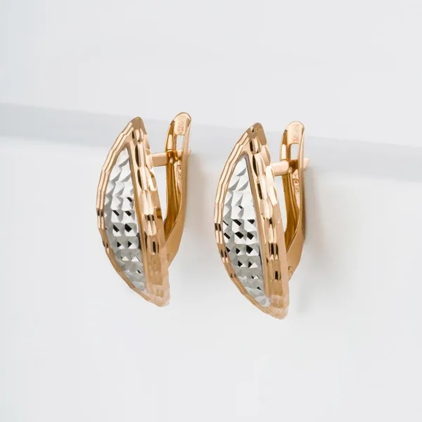 Серьги из красного золота — арт. 000-269216