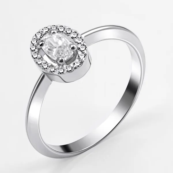Кольцо из серебра с фианитами — арт. 000-399148