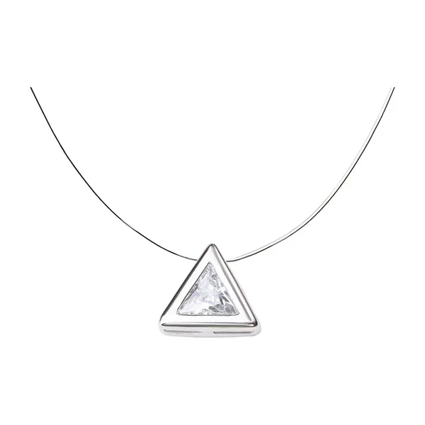 Колье из серебра с фианитами — арт. 000-327170