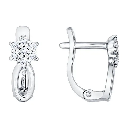 Серьги детские из серебра — арт. 000-224607