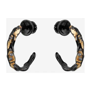 Серьги-кольца Kintsugi Jewelry Poison Drop — модель 5mk7vg0