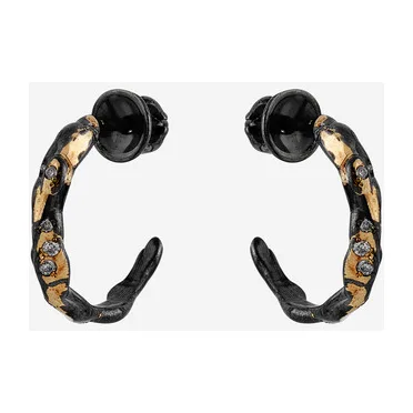 Серьги-кольца Kintsugi Jewelry — модель 5mk7vg0