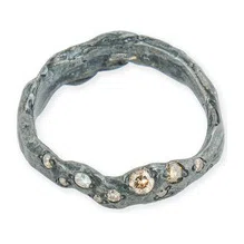 Кольцо Brave серебряное с бриллиантами Kintsugi Jewelry Poison Drop — модель g6tmx7r — фото 2