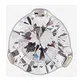 Топ для пирсинга из платины с фианитом 3-Prong-set gem AURIS Poison Drop — модель fuwengj — фото 2