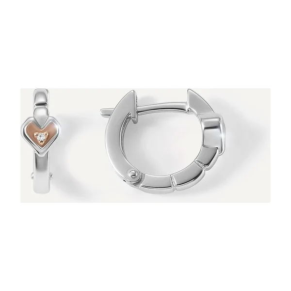 Серьги из серебра 925 пробы с бриллиантами