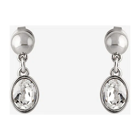 Серебристые серьги с кристаллом Herald Percy Poison Drop — модель gc3huxj — фото 3