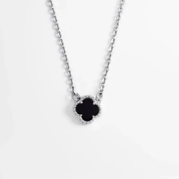 Колье из серебра с ониксом — арт. 000-400452