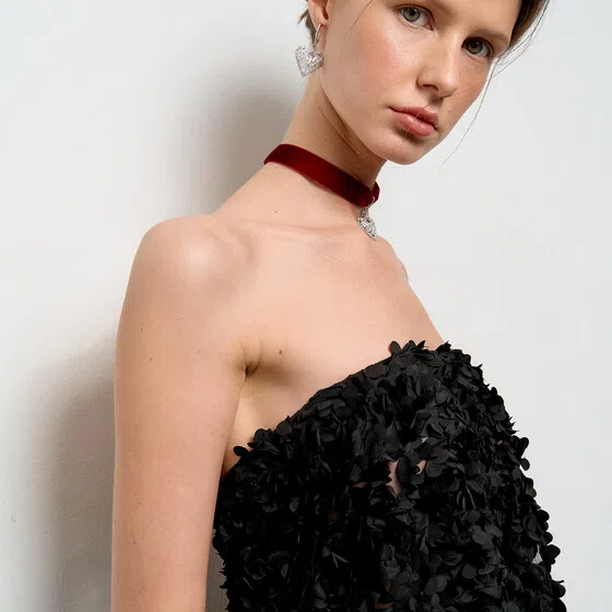 Серебристые серьги с фианитами Flirt MANKAYA safina concept Poison Drop — модель i6rnmsj — фото 2