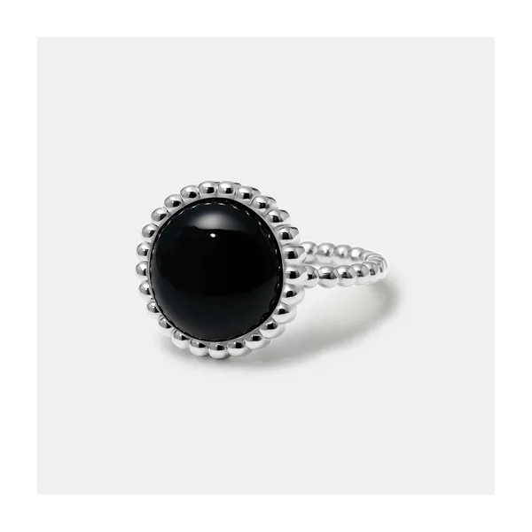 Серебряное кольцо с ониксом — арт. 10322-001399