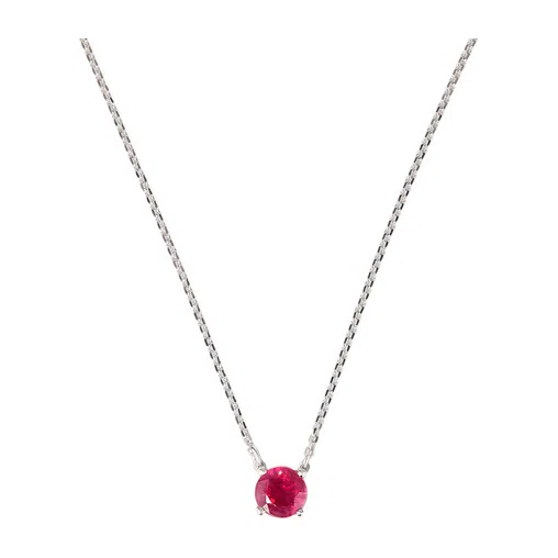 Колье из белого золота с подвеской-рубином Herald Percy Diamonds Poison Drop — модель k5x81da — фото 2
