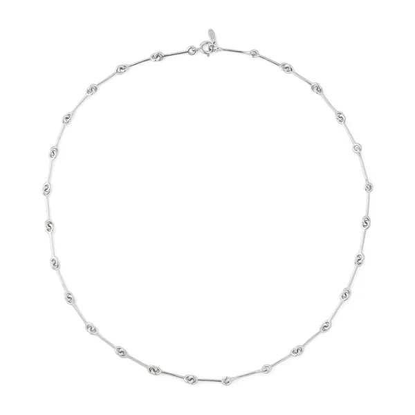 Колье кости из серебра — модель 03m4yu9